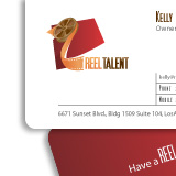 Reel Talent Business Cards and Letterhead