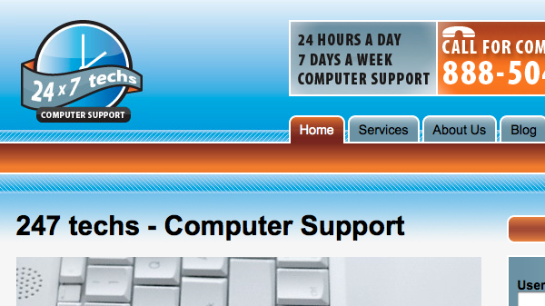 Client Showcase: <br /> 24/7 Techs Computer Support